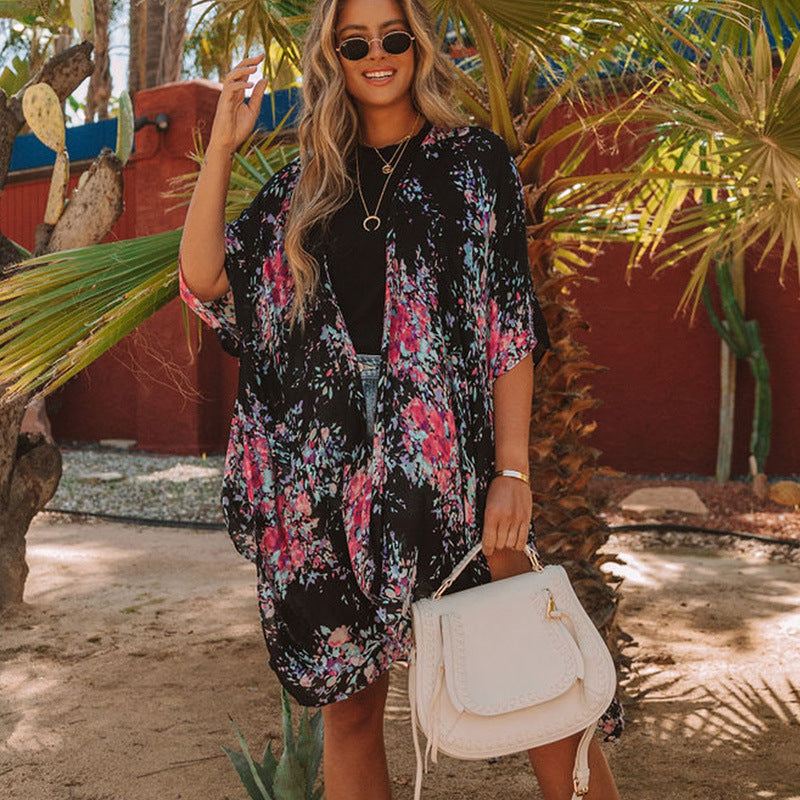 Summer Casual Chiffon Beach Cover Ups