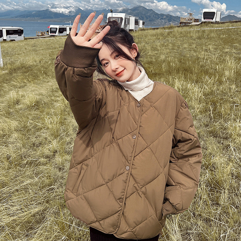 Fashion Cotton Short Baseball Women Coats