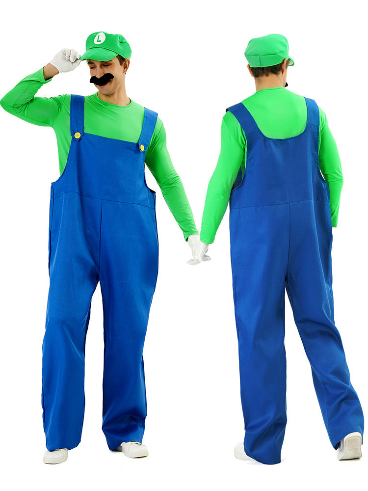 Adult Mario Costume for Halloween Cosplay