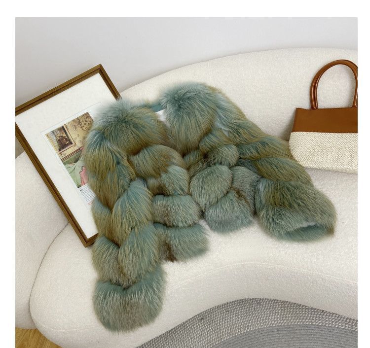 Luxury Winter Fox Fur Women Coats