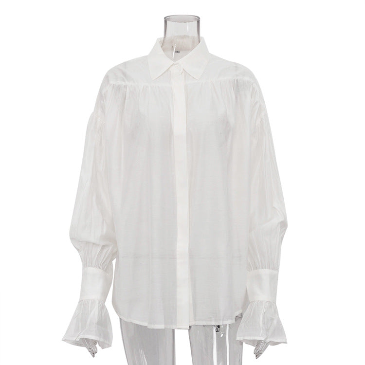 Women's Oversized Button-Down Shirt