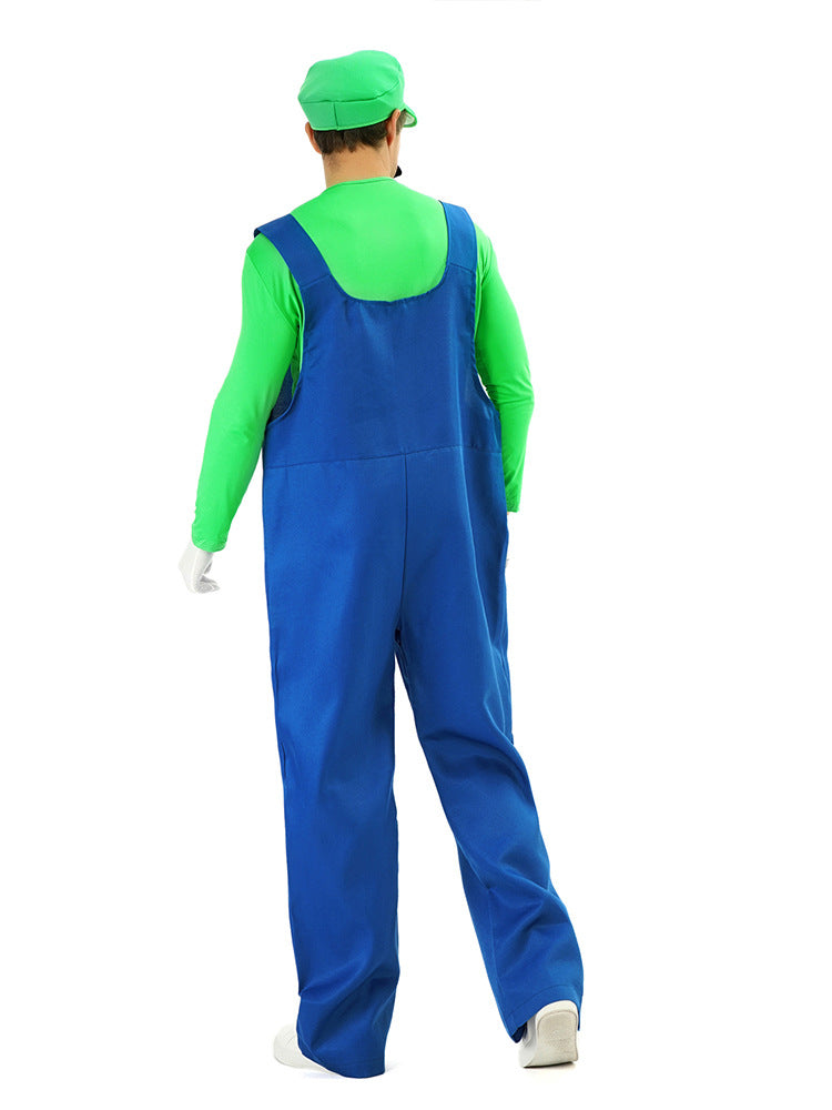 Adult Mario Costume for Halloween Cosplay