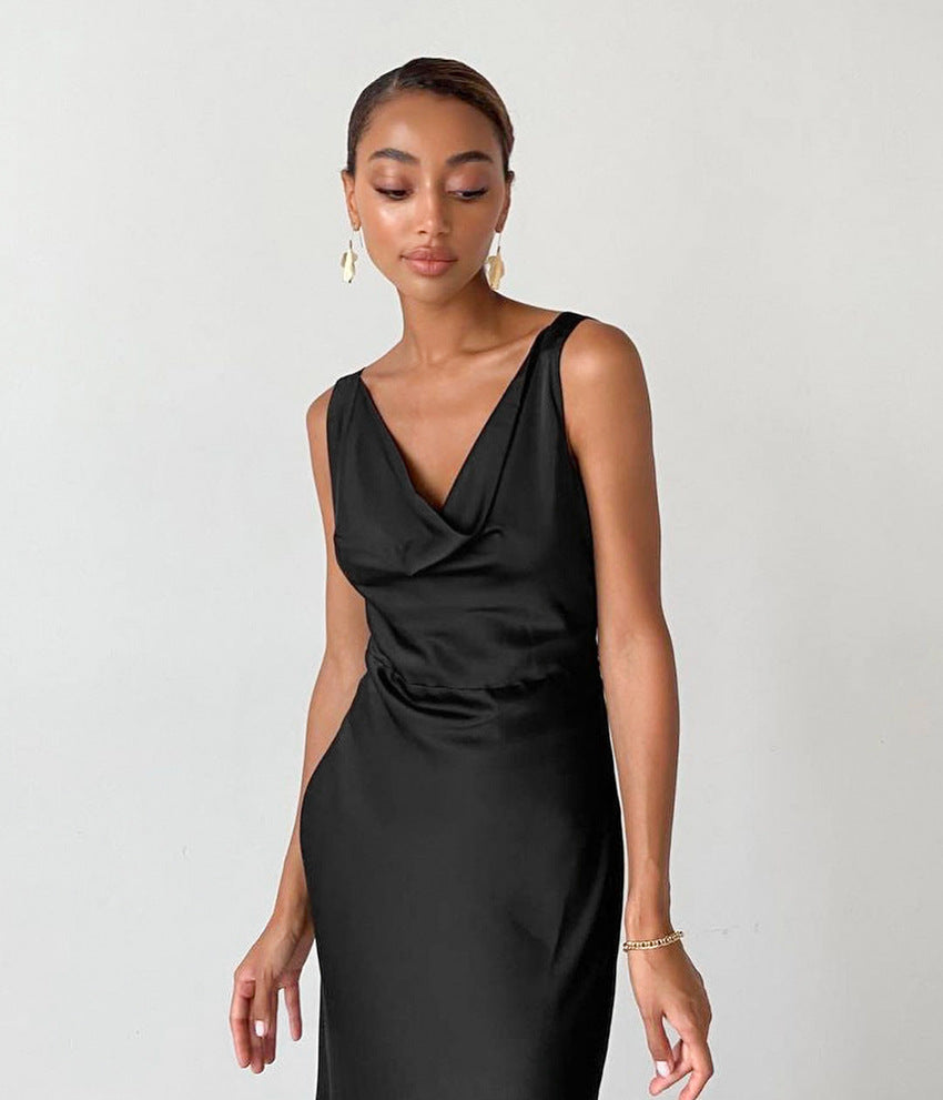 Summer Backless Long Back Party Dresses-Dresses-Free Shipping at meselling99