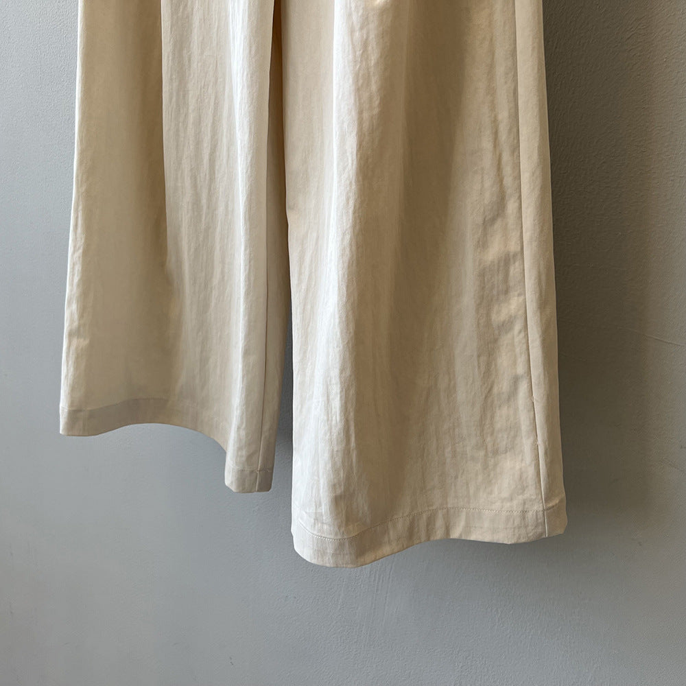 Women's Asymmetric Hem Wide-Leg Pants