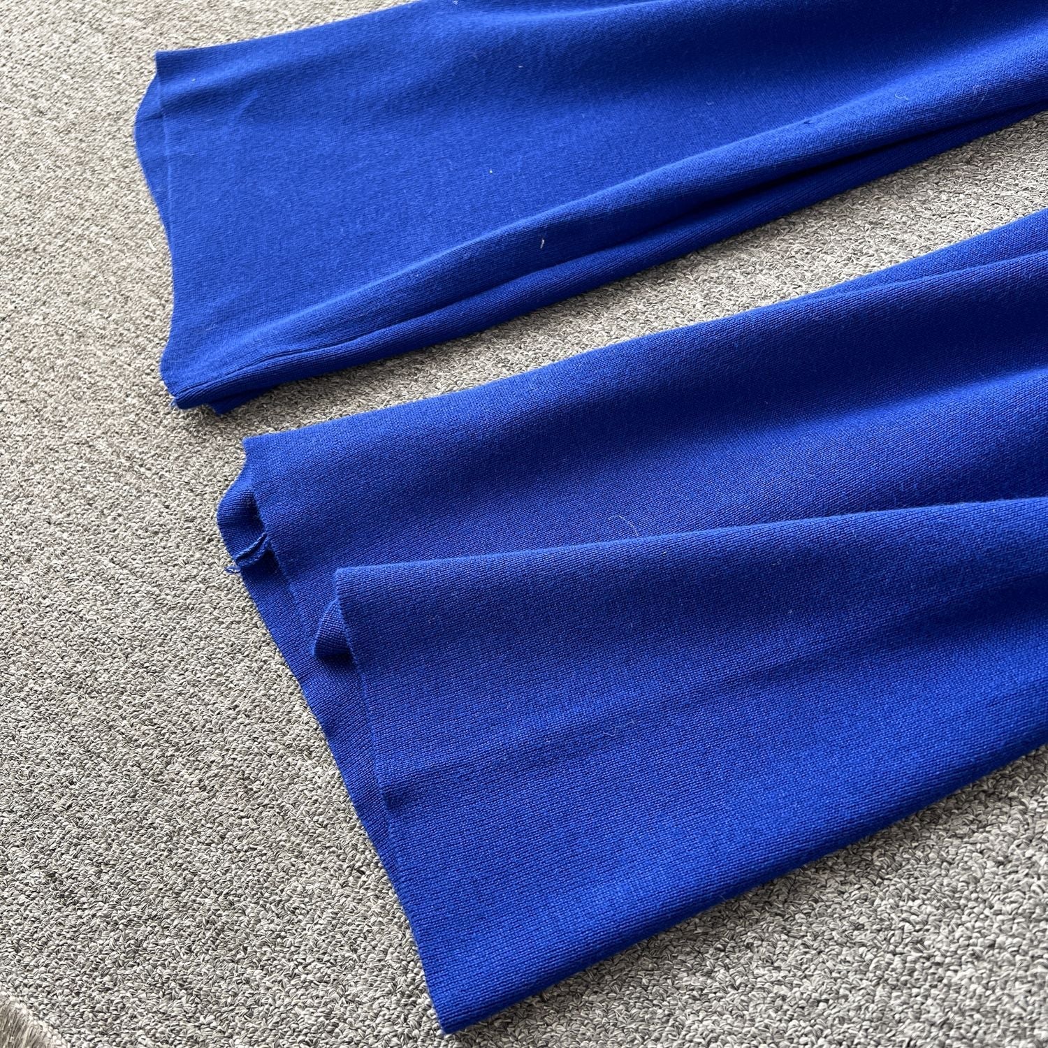 Fashion Fall Knitted 3pcs Cardigan High Neck Sweater Wide Legs Pants