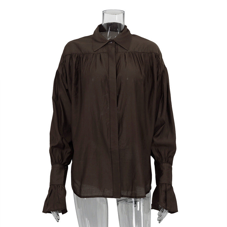 Women's Oversized Button-Down Shirt