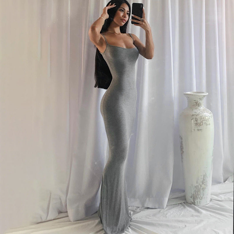 Sexy Spaghetti Straps Sheath Mermaid Dresses