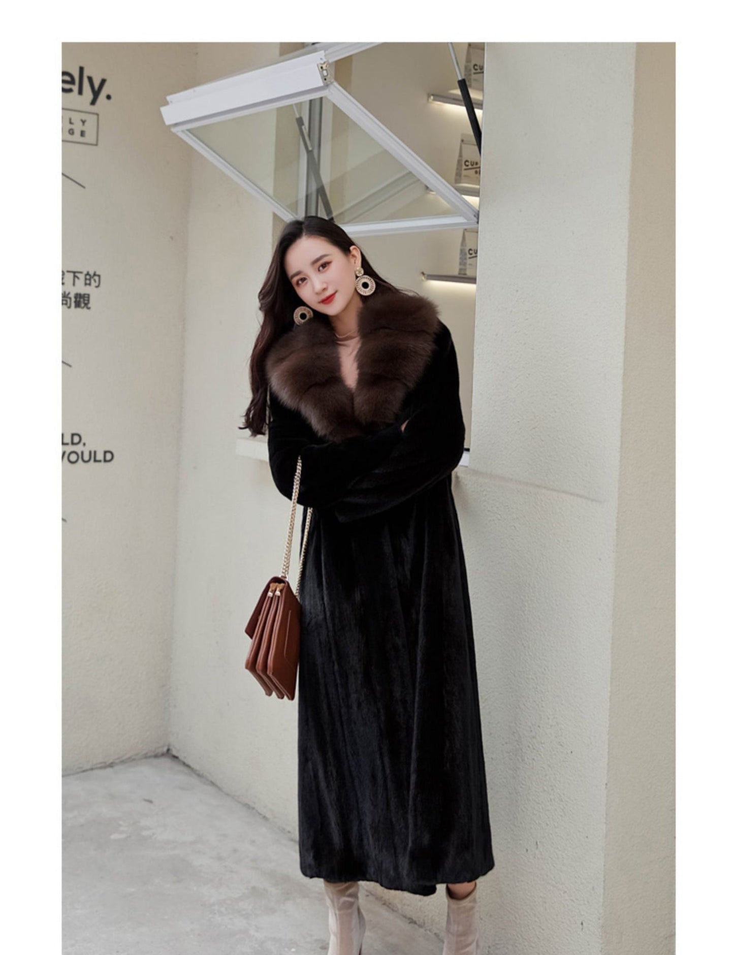 Luxurious Faux Fur Long Winter Overcoats for Women