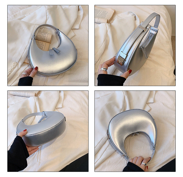 Fashion Moon Shaped Women Handbags