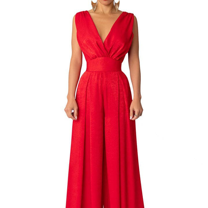 Women's High-Waisted Slimming Jumpsuit