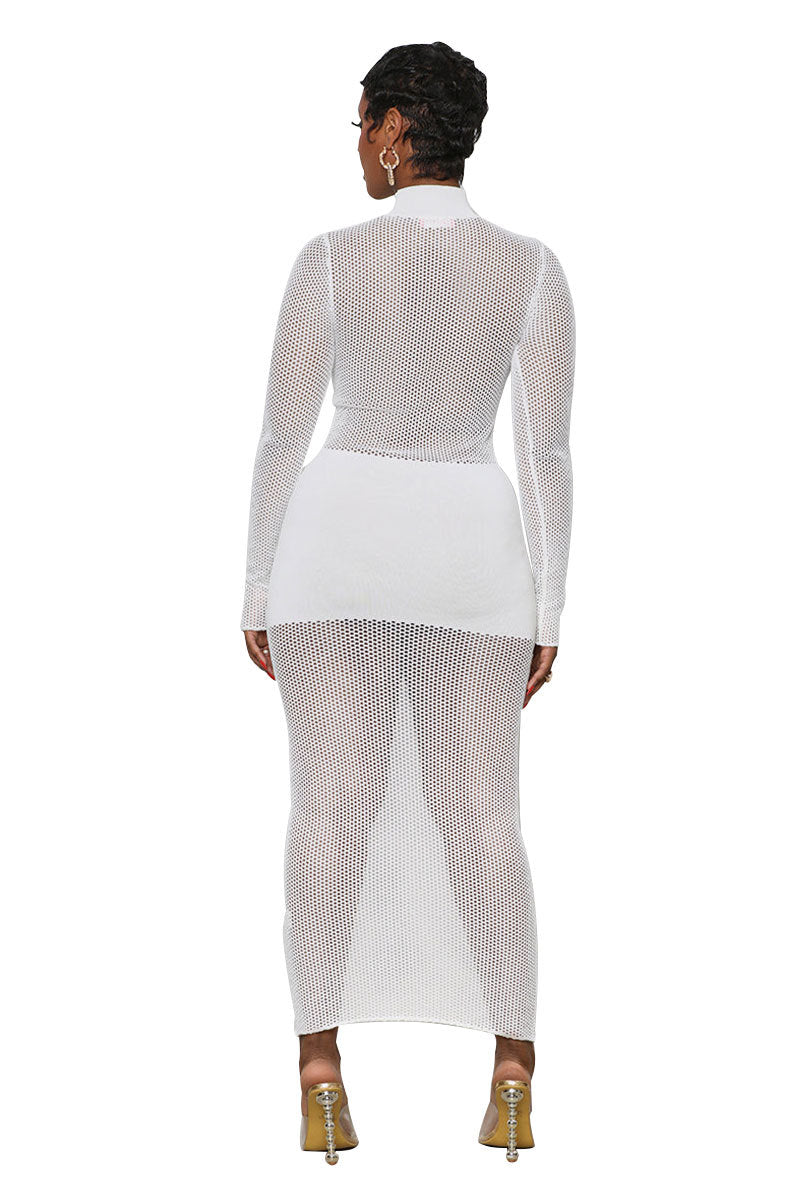 Sexy See Though Long Dresses-Dresses-Free Shipping at meselling99