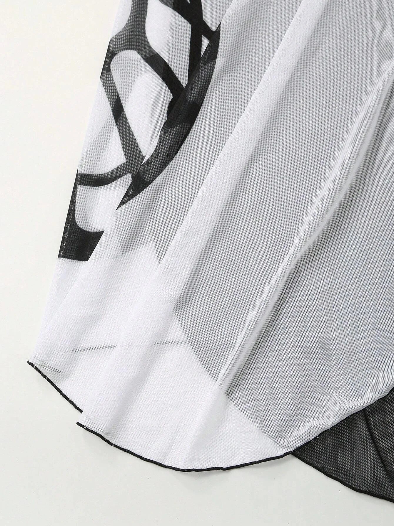 Summer Butterfly Print Beach Cover Ups