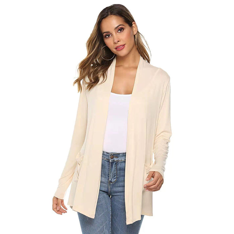 Summer Long Sleeves Women Cardigan Coats