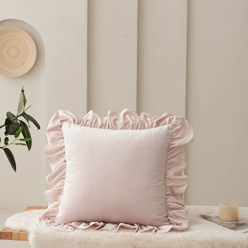 Reversible Flannel Lumbar Pillow Cover Inner