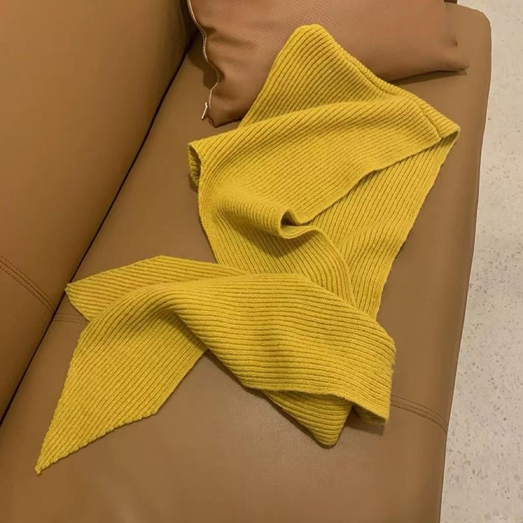 Women's Knit Hooded Cape Scarf 2pcs/set