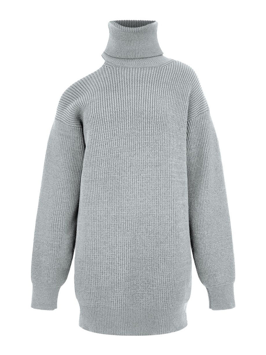 Off-the-Shoulder Cowl Neck Sweater