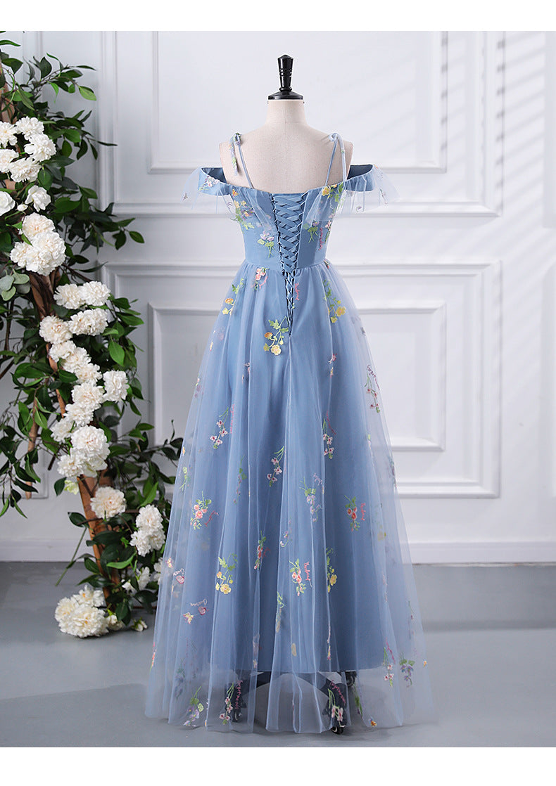 Fairly Off The Shoulder Tulle Bridesmaid Dresses