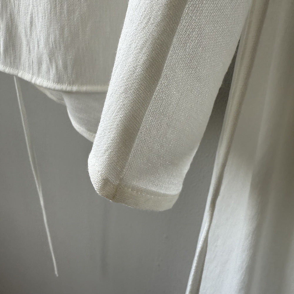 Designer Twist Knot Sleeveless Blouse Set for Women