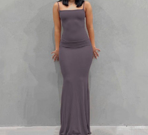 Sexy Spaghetti Straps Sheath Mermaid Dresses