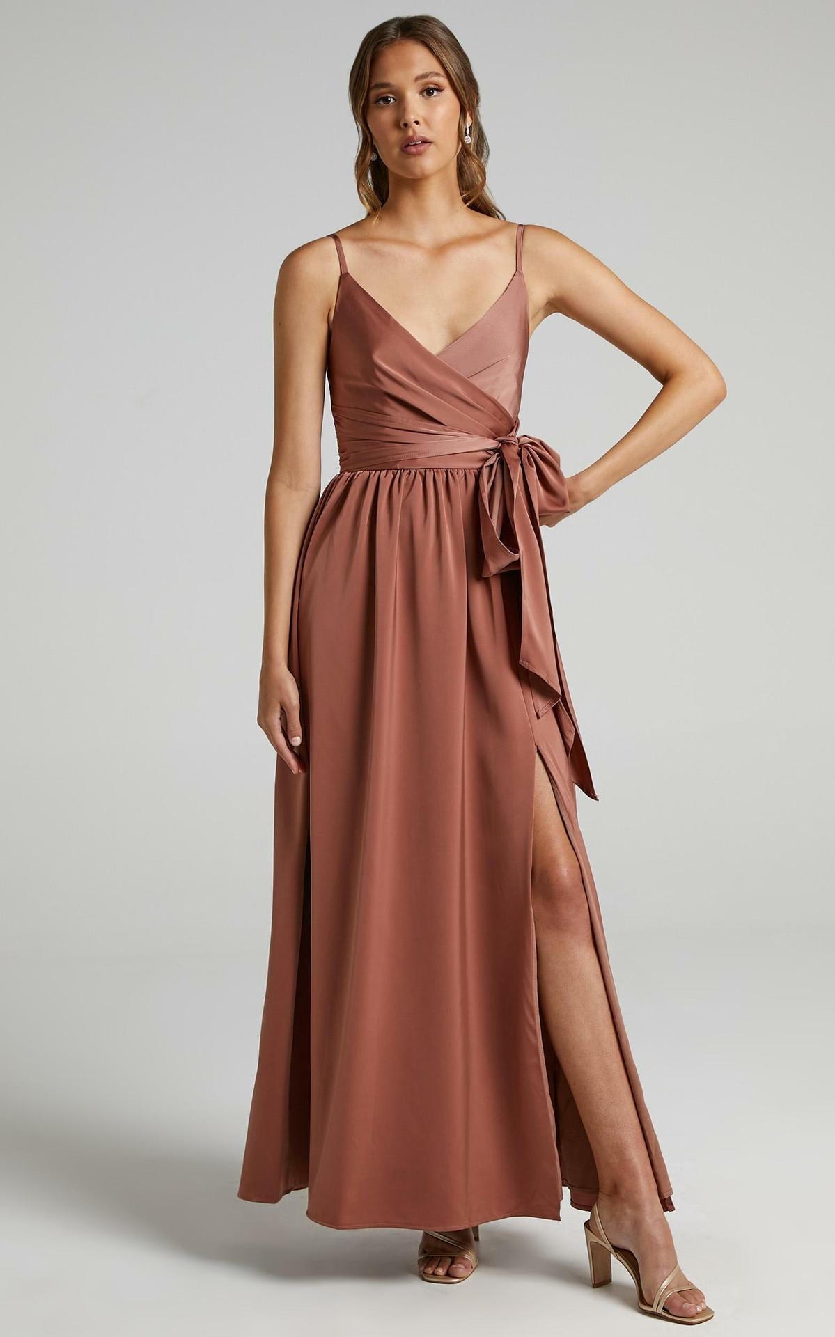 Sexy Satin Sleeveless Party Dresses-Dresses-Free Shipping at meselling99