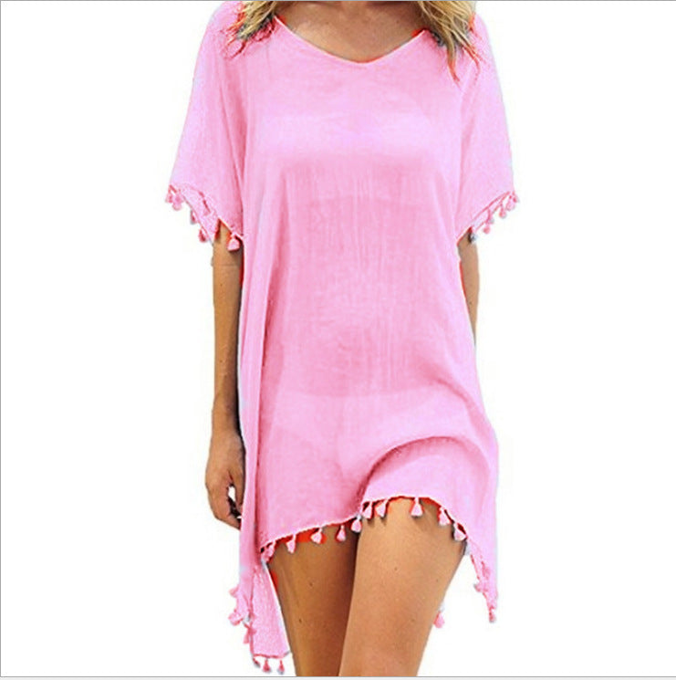 Sexy Chiffon Tassels Beach Bikini Cover Ups