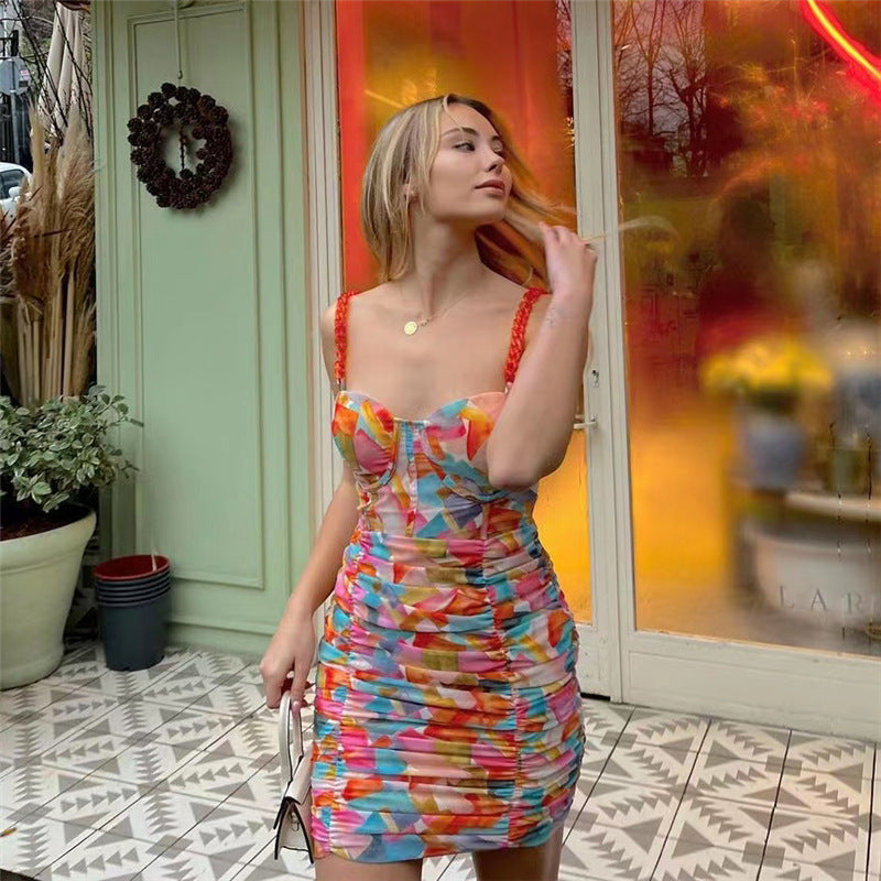 Sexy Backless Straps Summer Tight Dresses--Free Shipping at meselling99