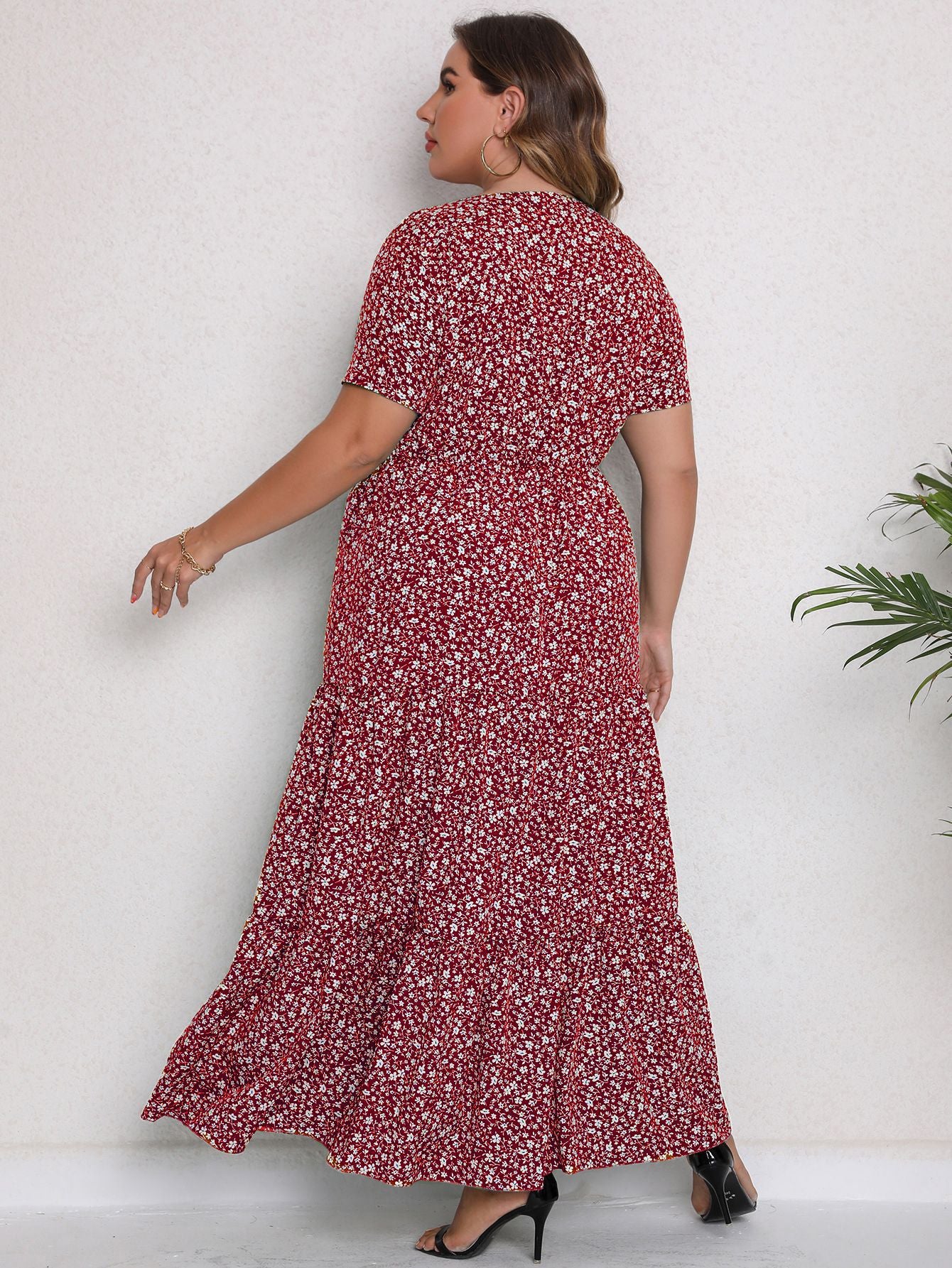 Plus Size Boho Beach Maxi Dress