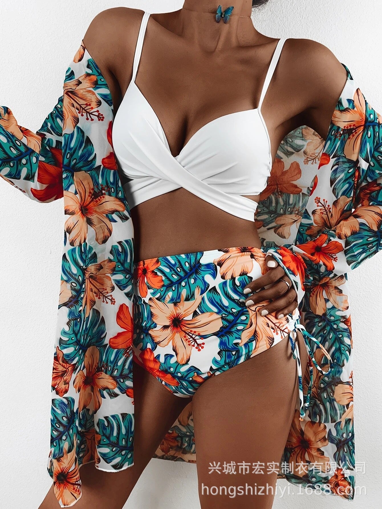 Sexy Women Bikini Swimwear 3pcs/Set