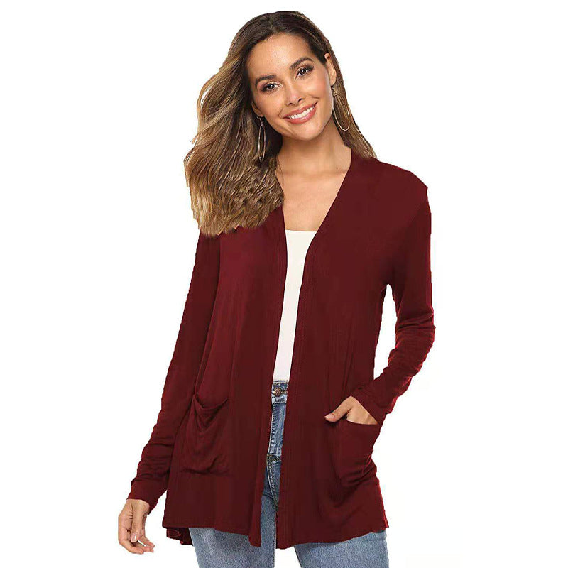 Summer Long Sleeves Women Cardigan Coats
