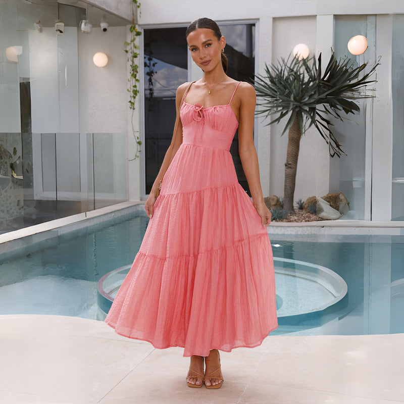 Casual Backless Long Maxi Dresses