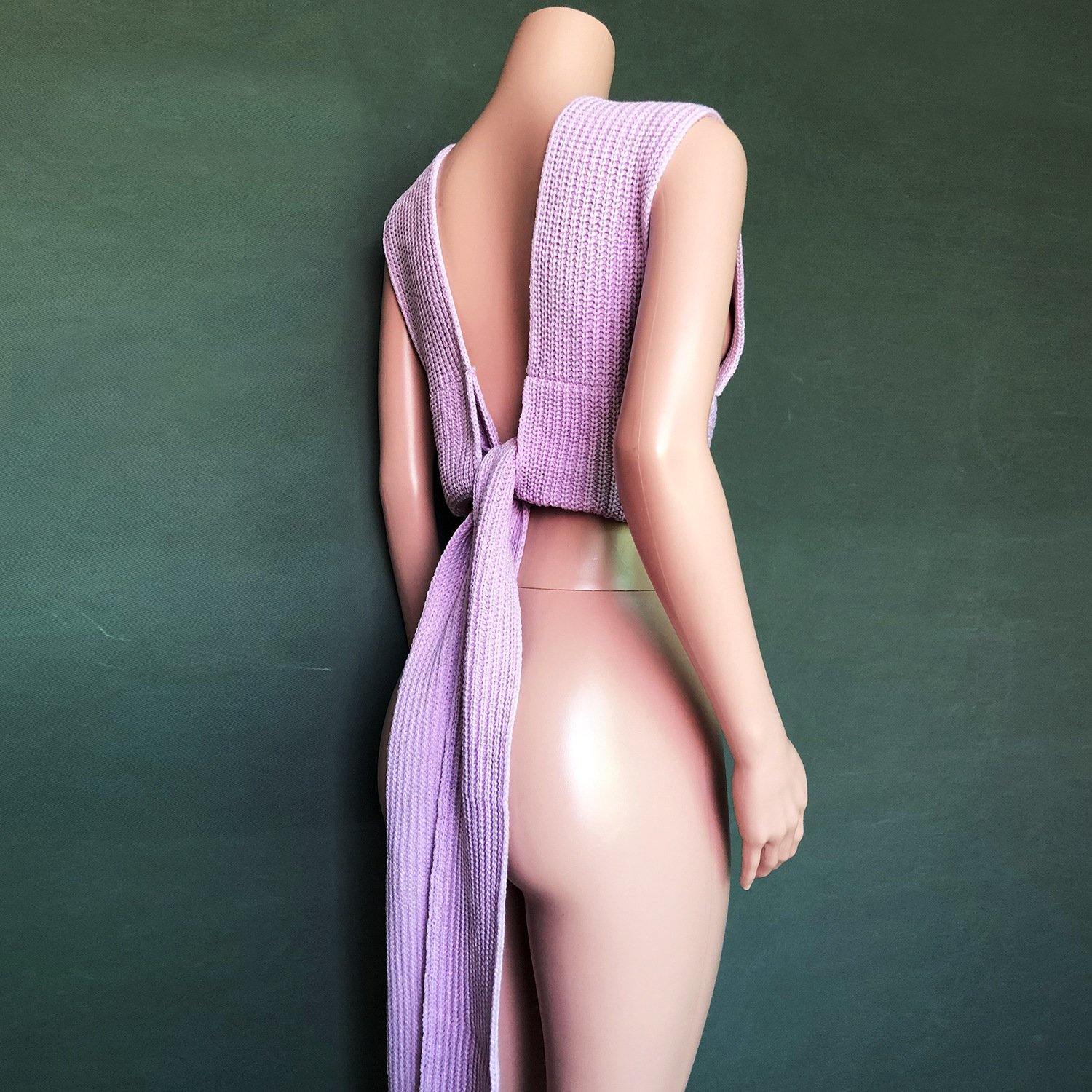 DIY Knitting Bangdage Tops-STYLEGOING