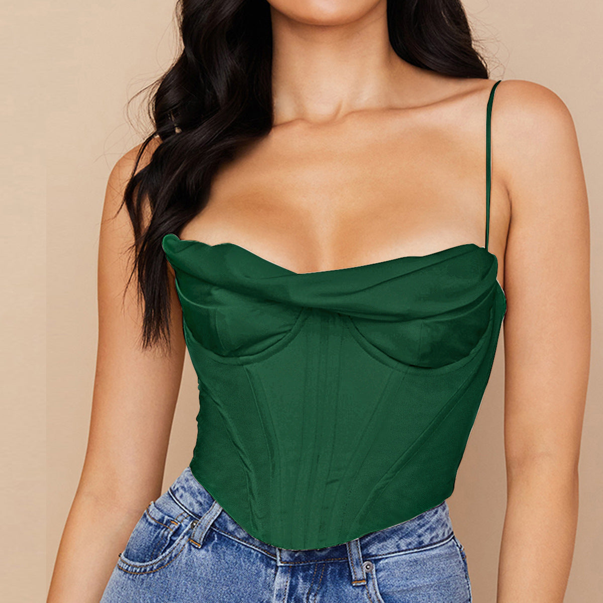 Sexy Satin Tank Tops for Women