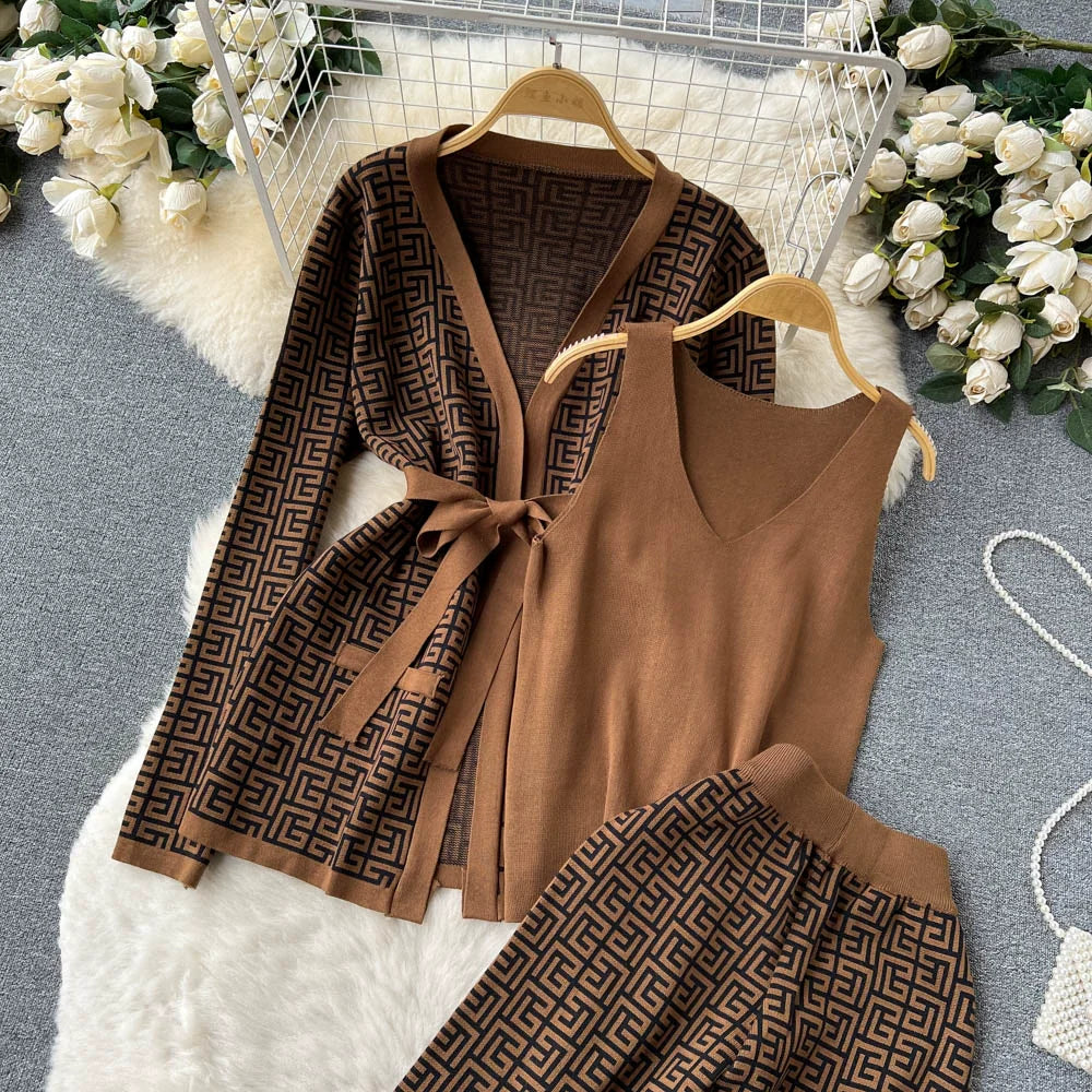 Casual Women 3pcs Outfit Suits