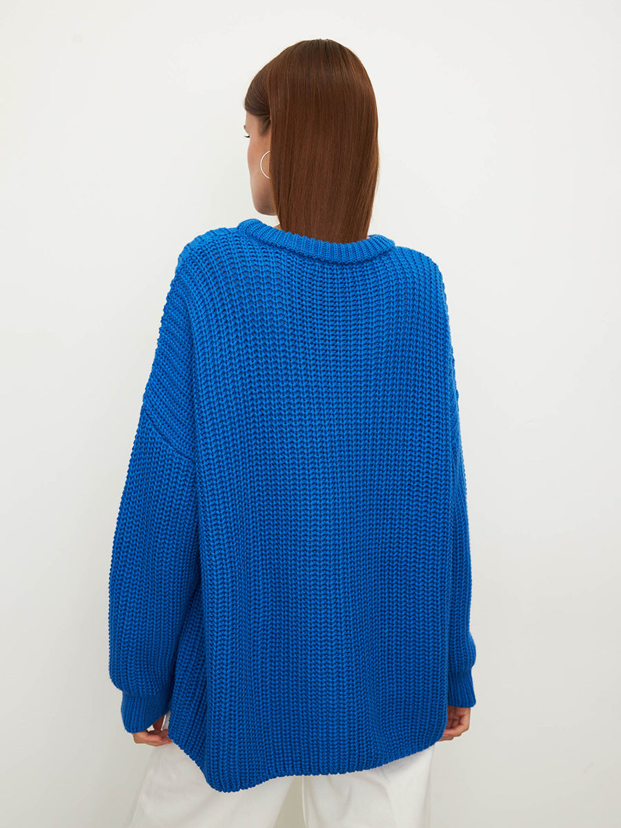 Lantern Sleeve Pullover Sweater