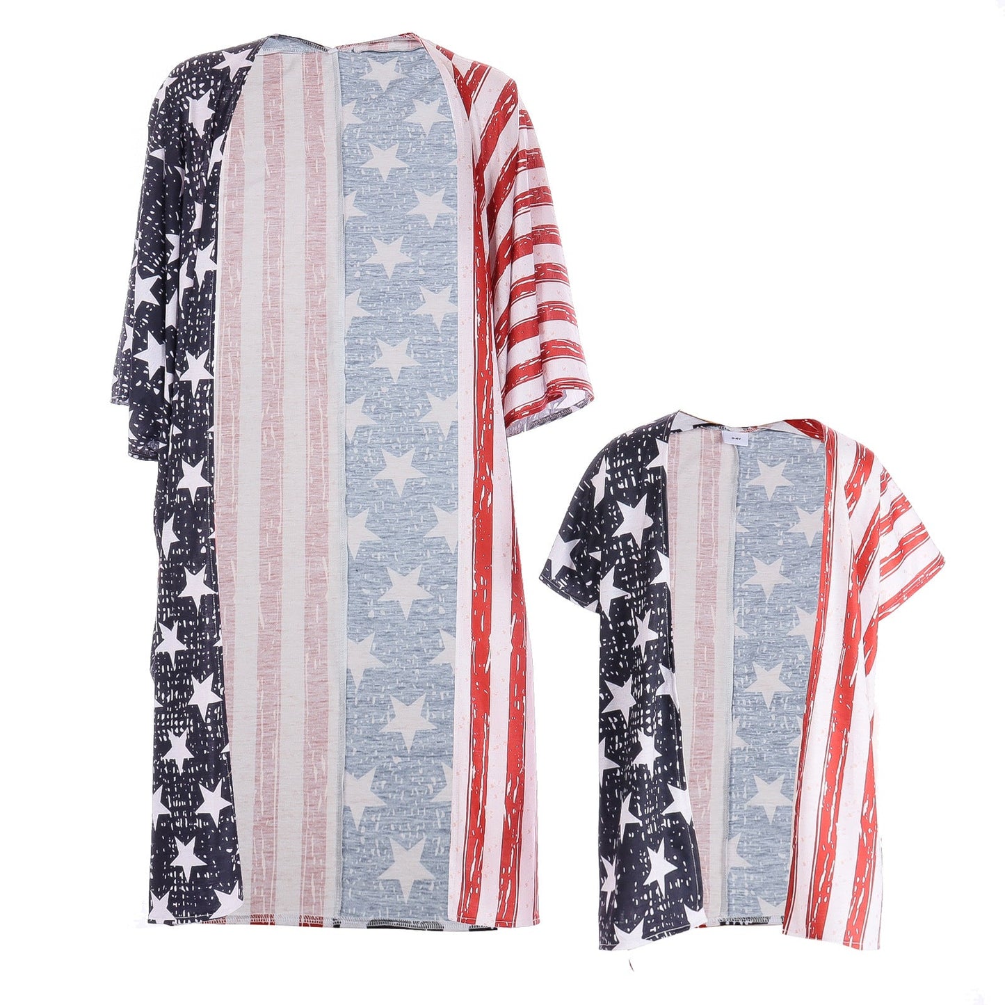 Casual Indenpence Day Flag Summer Beach Cover Ups