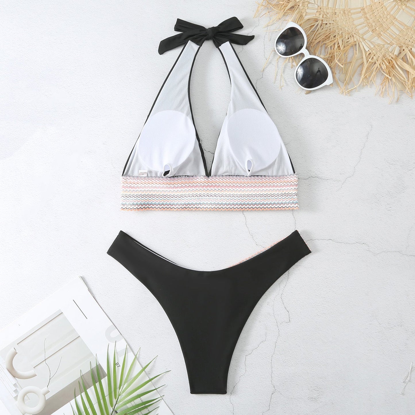 Sexy Halter Neckline Bikini Swimsuits