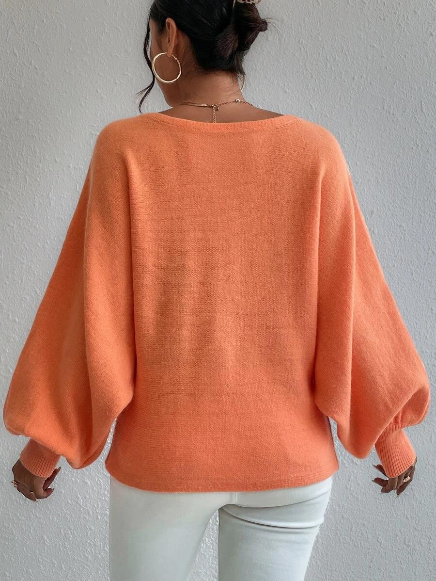 Designed Casual Knitted Pullover Sweaters