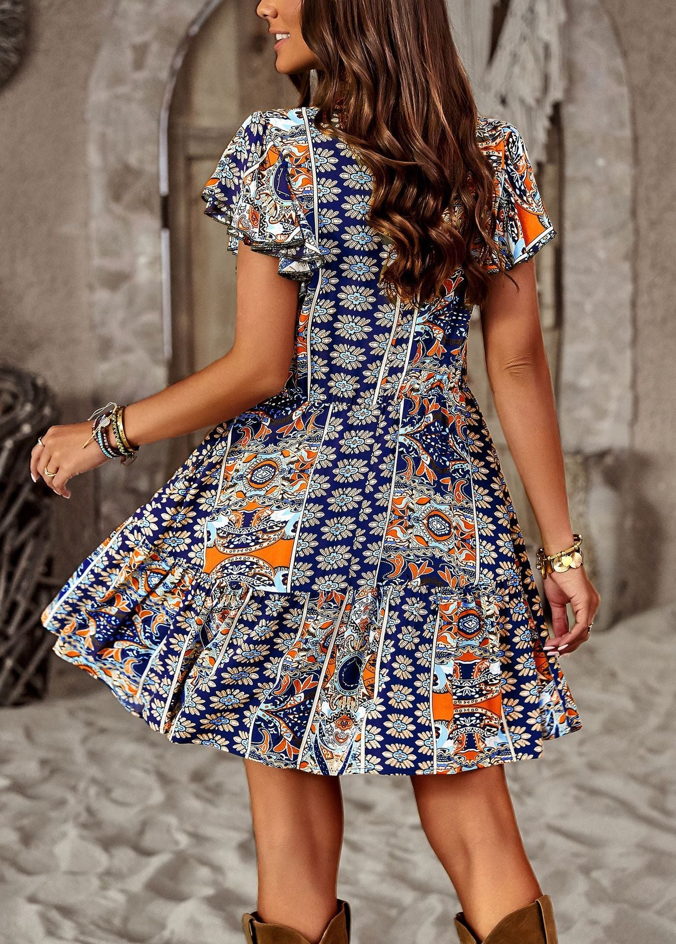 Boho Summer Holiday A Line Daily Dresses