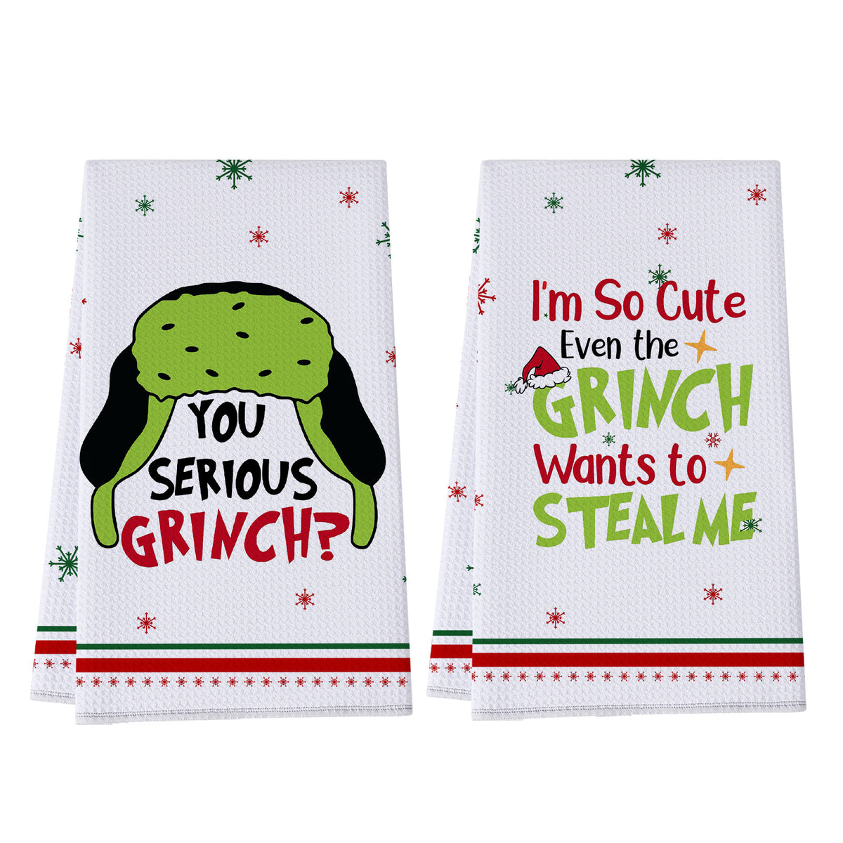 Grinch Christmas Kitchen Towel