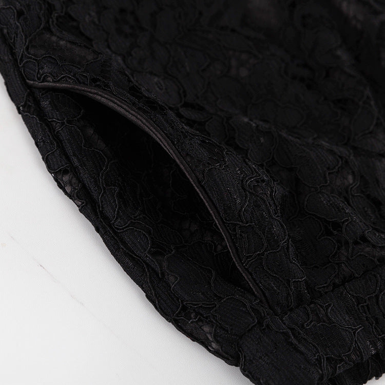 Women's Lace See-Through Two-Piece Set