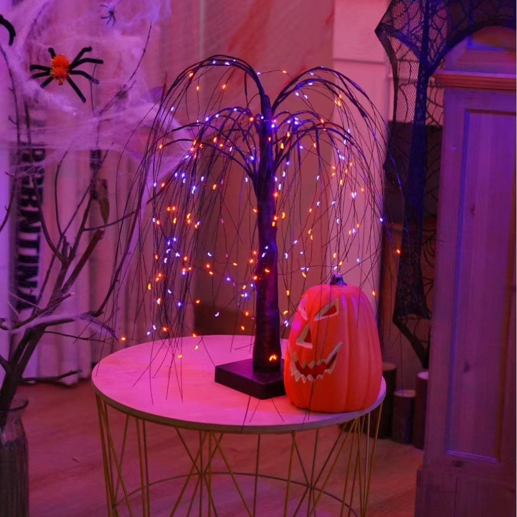 Halloween Purple LED Birch Tree Lights