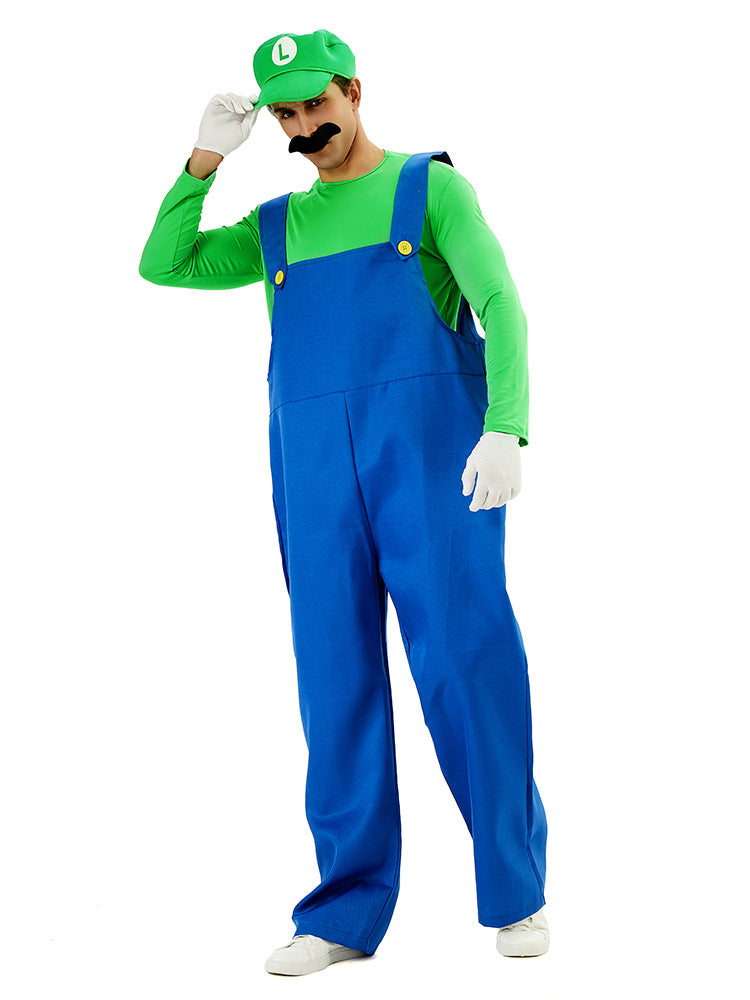 Adult Mario Costume for Halloween Cosplay