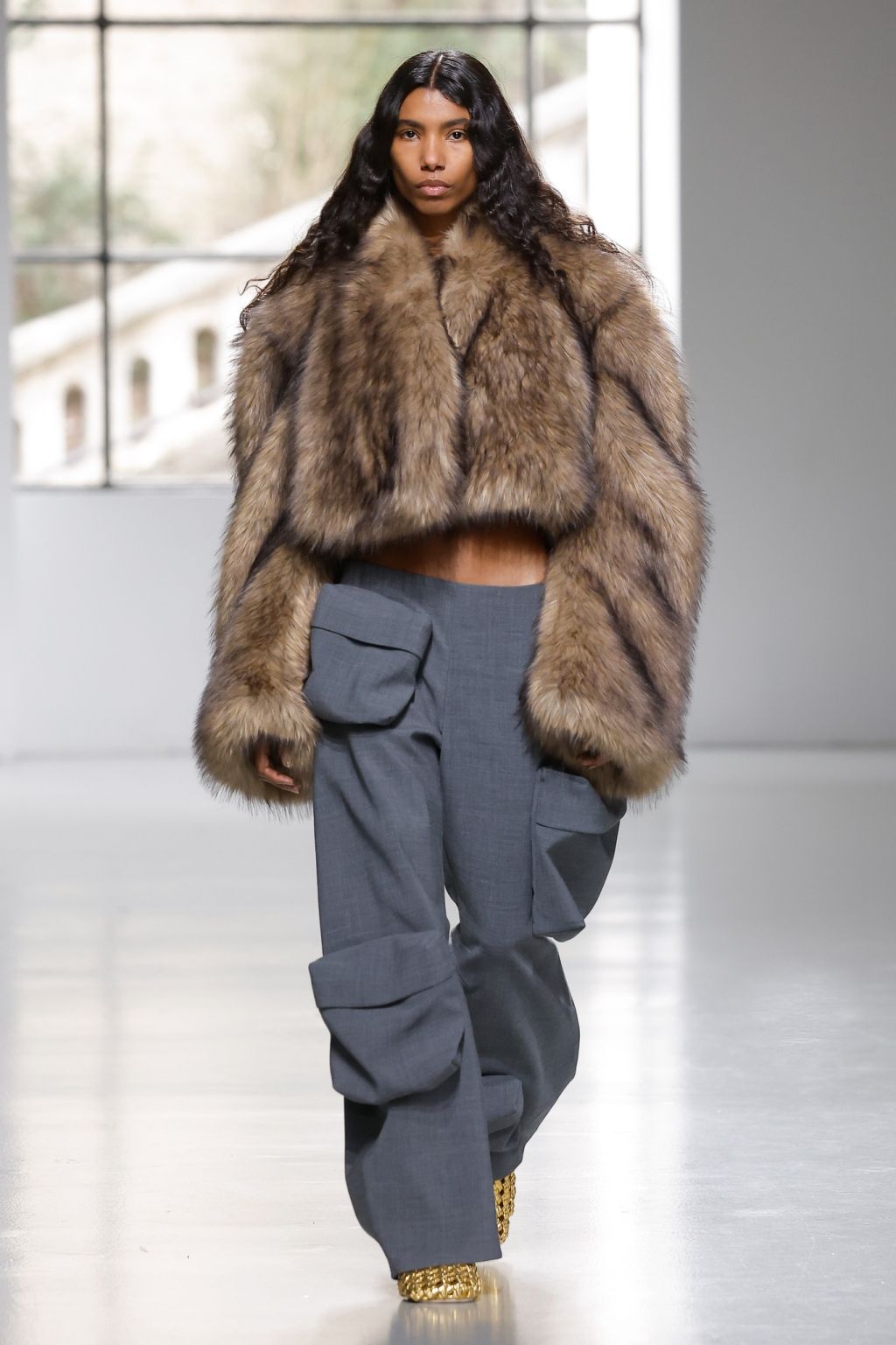 Retro Faux Mink Fur Short Coat Women’s – Reversible Plush Jacket