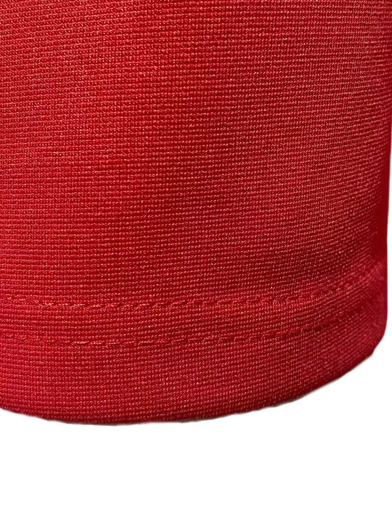 Elegant Off-the-Shoulder Christmas Dress with Lace Trim and Flared Skirt