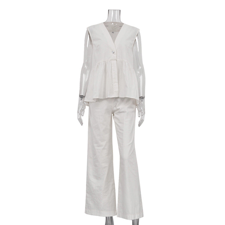 Women's Cotton Vest & Pants Set