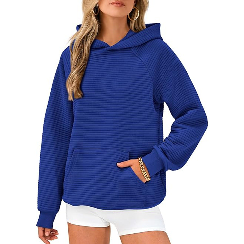 Fashion Long Sleeves Pockets Hoodies