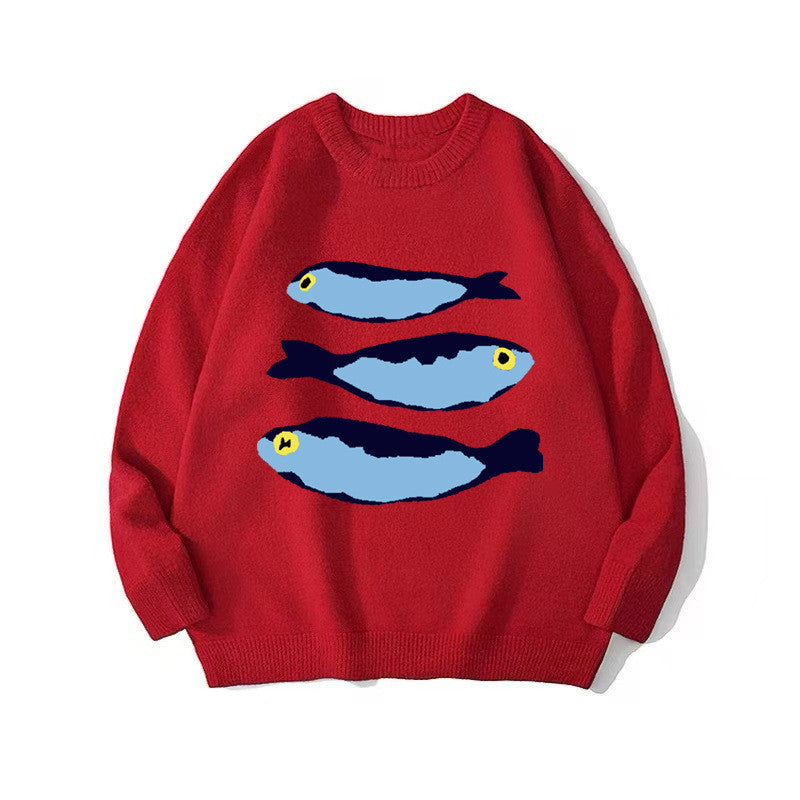 Casual Oversized Round Neck Sweater for Women