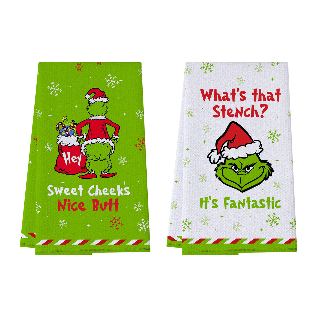 Grinch Christmas Kitchen Towel