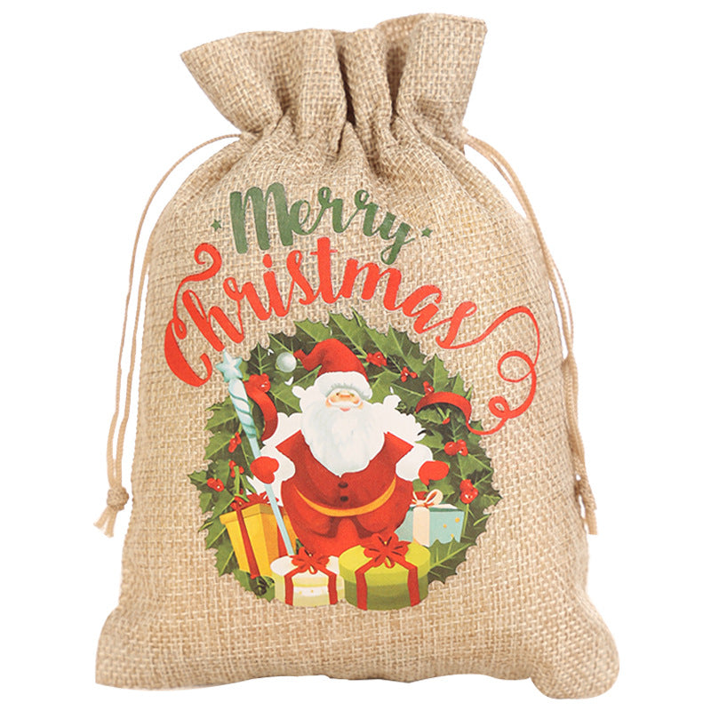 Christmas Drawstring Gift Bags
