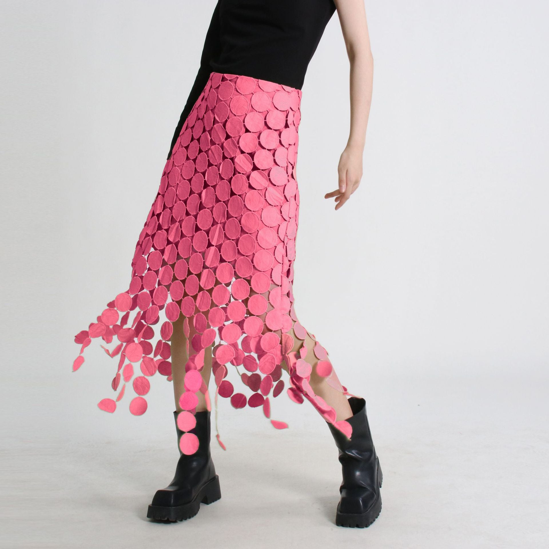 Embroidery Tassel High-End Bodycon Skirt